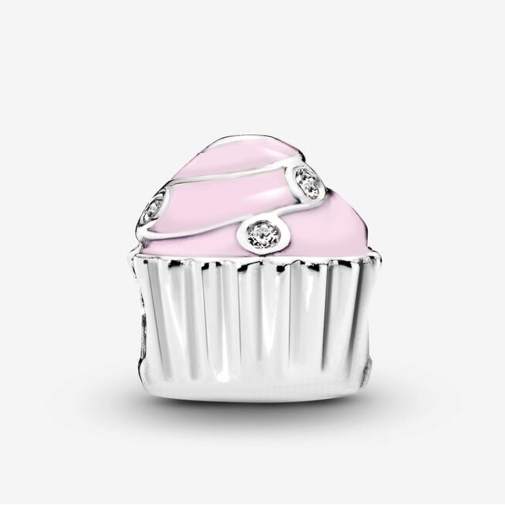 NEW - Authentic Pandora - Pink Cupcake Charm